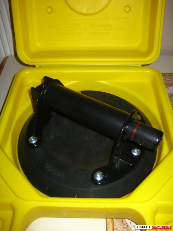 Wood's Powr-Grip N4000 WPG 8" Flat Vacuum Cup with ABS Handle