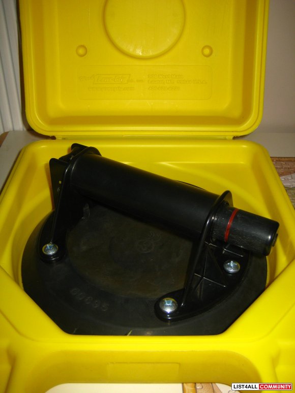 Wood's Powr-Grip N4000 WPG 8" Flat Vacuum Cup with ABS Handle