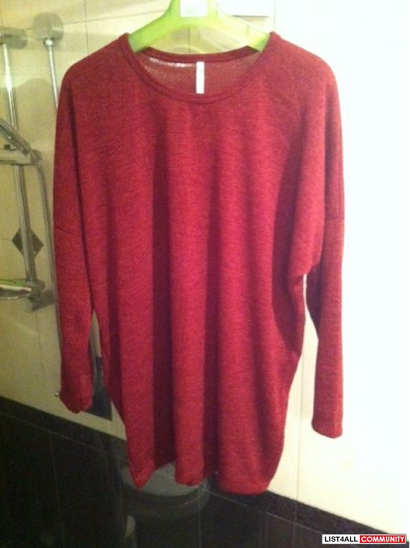 Deep Red Sweater