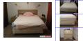 Queen size mattress with frame