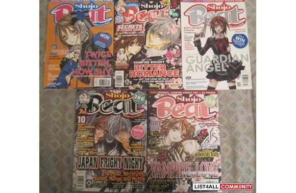 Vampire Knight Shojo Beat magazine Lot