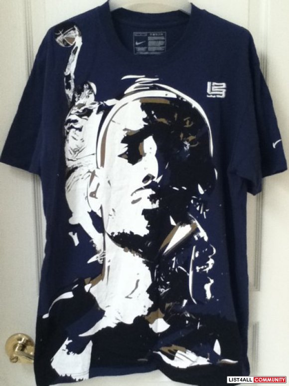lebron james t shirt nike
