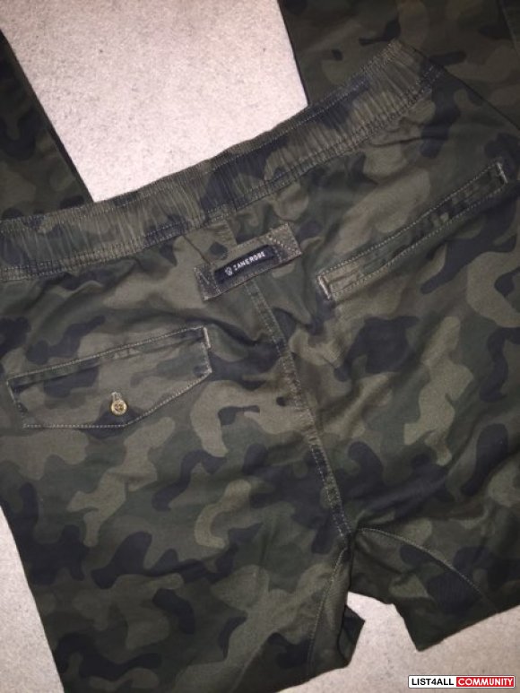zanerobe camo joggers