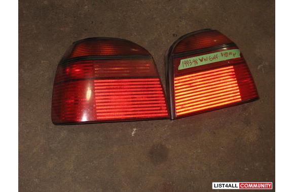 Used 1993-98 Volkswagen Golf/GTi Taillights. Sold 