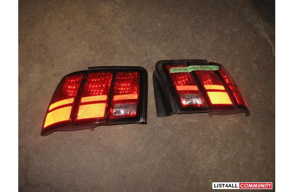 Used 1999-04 Ford Mustang taillights. Sold as a pa