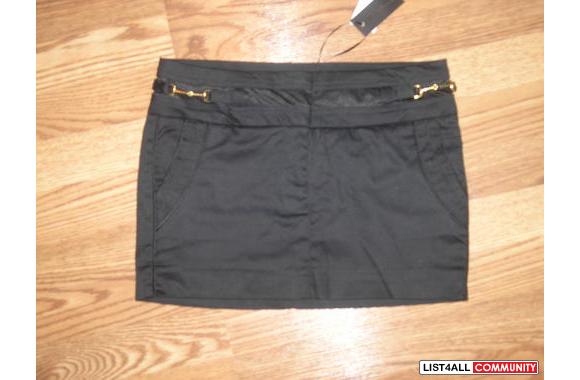 NWT: Black & Gold Sirens SkirtSz SmallCute Poc