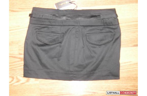 NWT: Black & Gold Sirens SkirtSz SmallCute Poc