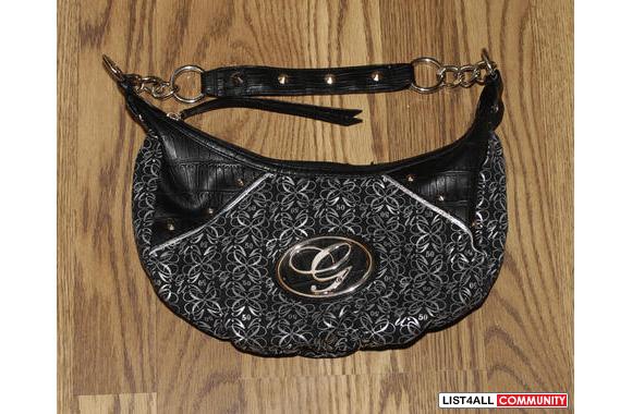 G Unit PurseSilver & BlackChain StrapsHot Pink