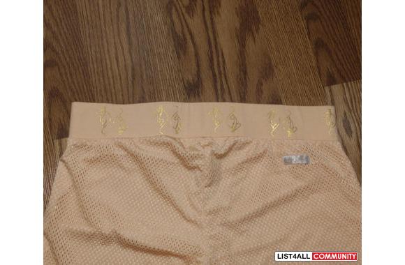 NEW: Baby Phat CaprisPeach W/ Gold DetailingSize M