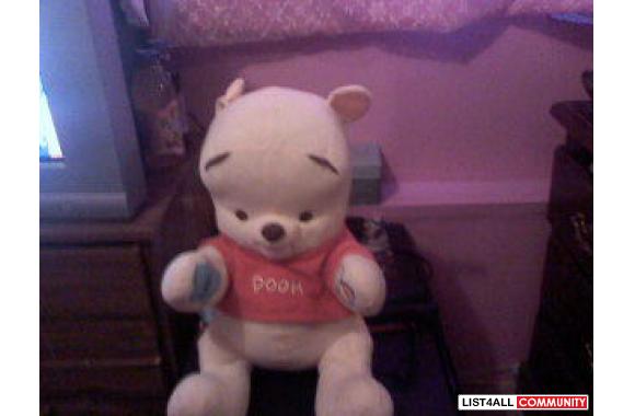 fs: medium sized winnie the pooh plush.. pretty mu