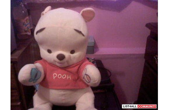 fs: medium sized winnie the pooh plush.. pretty mu