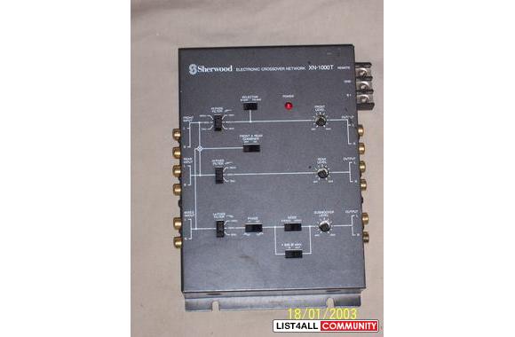 sherwood electronic crossover network xn-1000t&nbsp;(amp converter)