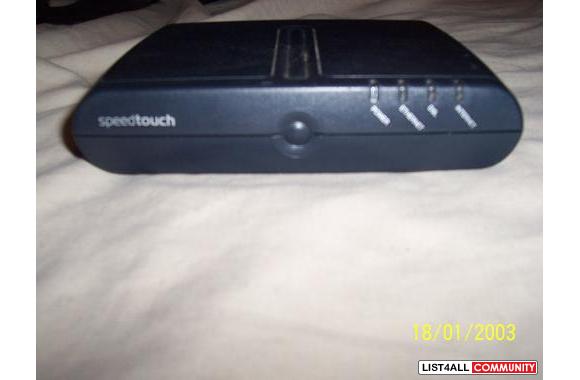 speed touch modem
