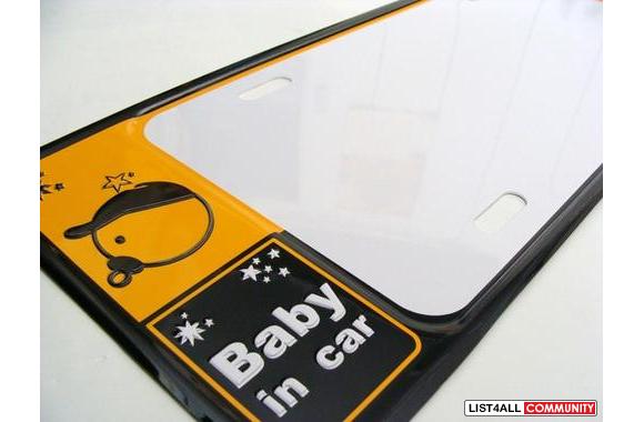 Special Stylish Licenses Plate Frame Cover