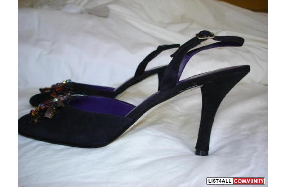 Brand New!!   Designer  GORGEOUS!! Black Dress Sho