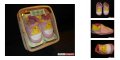 WeeStep Pink, Yellow &amp; White Easter Chick Leather Shoes (like Robe