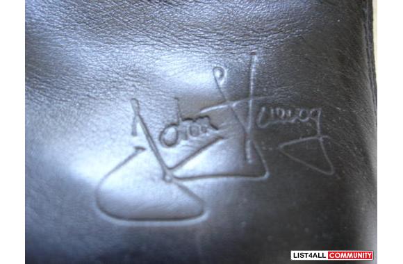 Designer John Fluevog Leather Ankle BootsSize 8 1/