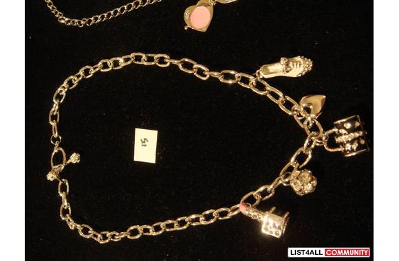 MORE Juicy Couture Charm Bracelets & Necklace: