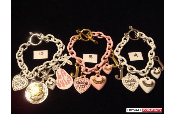 MORE Juicy Couture Charm Bracelets & Necklace: