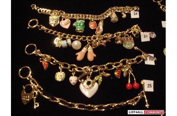 MORE Juicy Couture Charm Bracelets & Necklace: