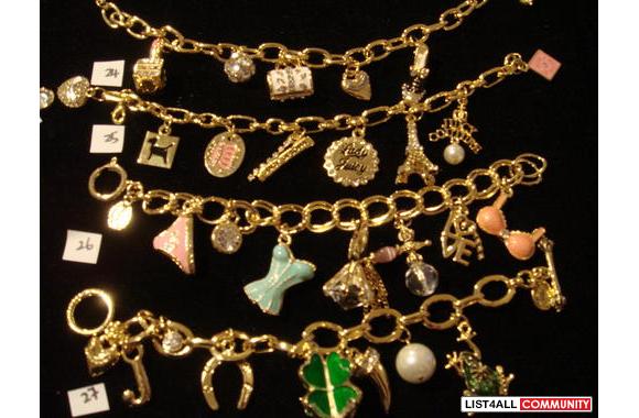 MORE Juicy Couture Charm Bracelets & Necklace: