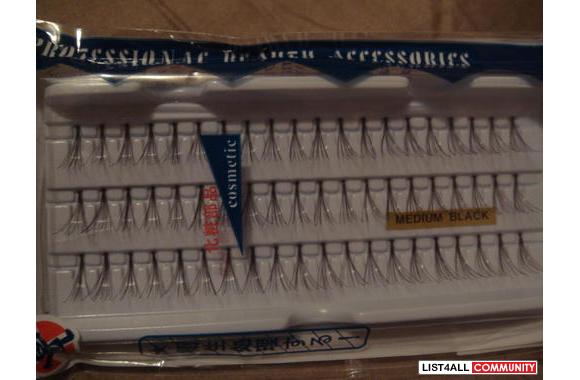 Fake eyelashs-60 individual pieces in 1 package:- 