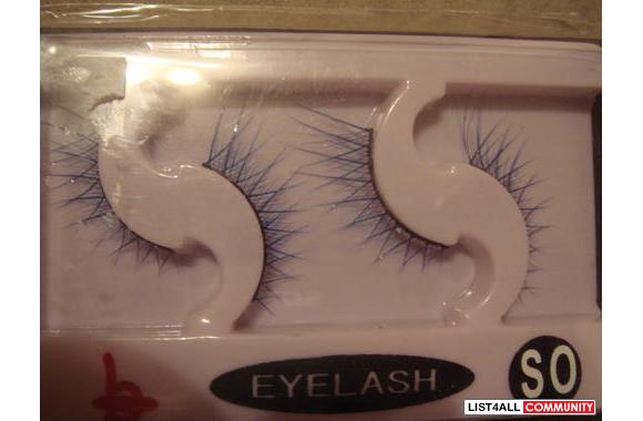 Mixed Fake colored eyelashs:- brand new, sealed an
