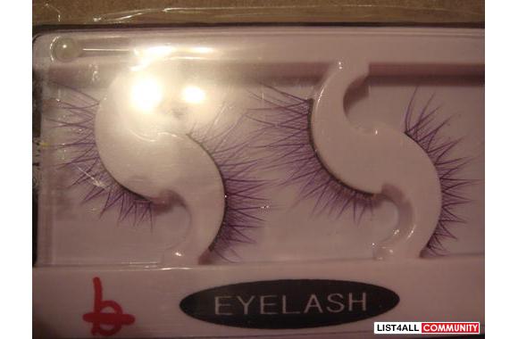 Mixed Fake colored eyelashs:- brand new, sealed an