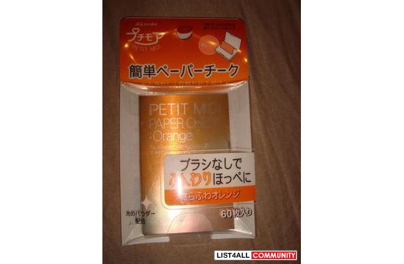 Kanebo Blush sheets:- brand new, sealed and unopen