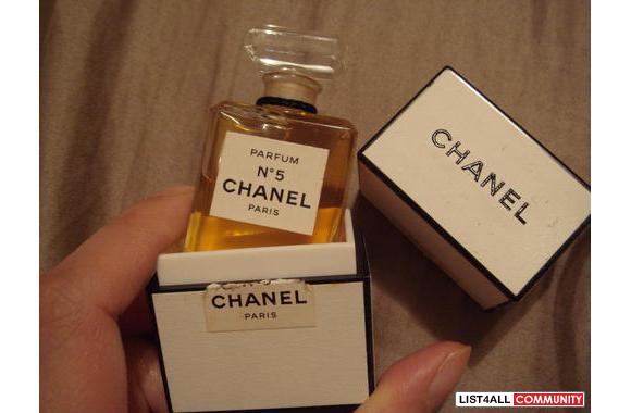 CHANEL NO.5 PARIS PARFUM:- collector's item, teste