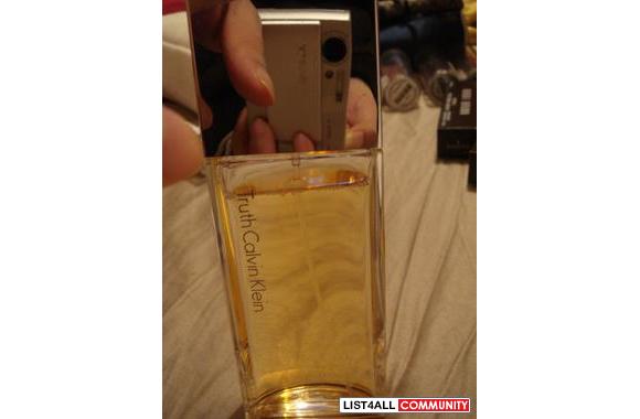 Calvin klein Truth Eau de Parfum:- used, abt 90% l