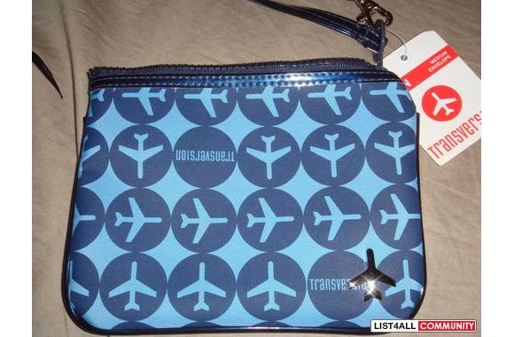 Transersion Makeup Pouch Wristlet with Key holder: