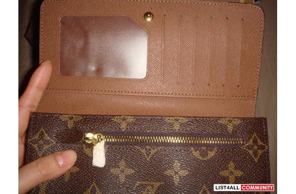 LOUIS VUITTON CHEQUEBOOK WALLET:- comes with box &