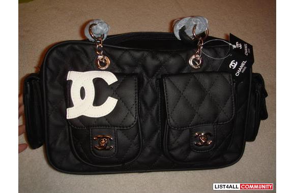 Chanel Cambon Double Pocket Tote in Black&nbsp;or 