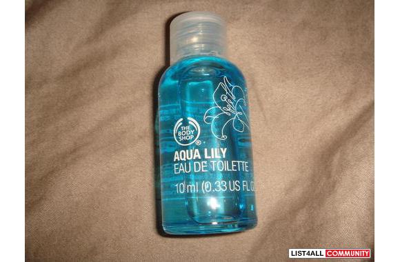 THE BODY SHOP AQUA LILY EAU DE TOILETTE:- brand ne