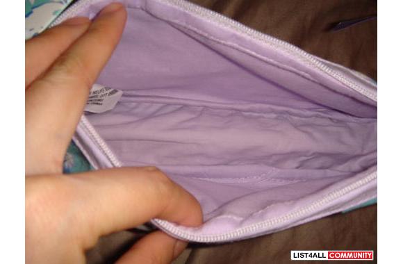 THE BODY SHOP LINEN COSMETIC POUCH:- brand new wit