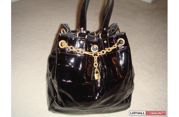 Yves Saint Laurent Overseas Patent Leather Bag in 