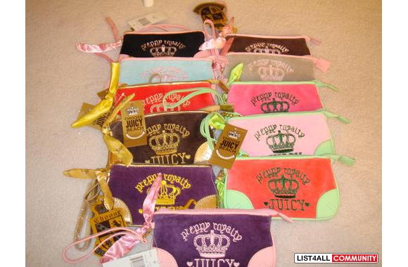 NEW: Juicy Couture Velour Wristlets-&nbsp;7 colors