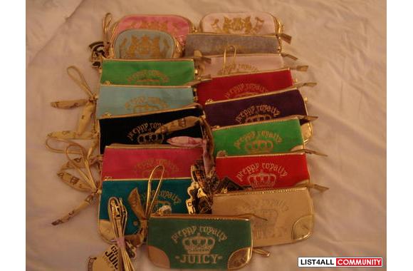 NEW: Juicy Couture Velour Wristlets-&nbsp;7 colors
