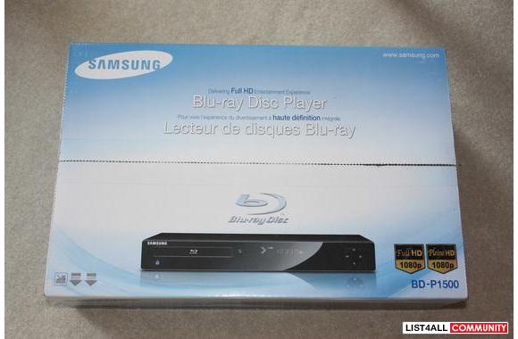 Brand NEW Samsung Blu-ray DVD BD-P1500 Player - $175 (Vancouver)Summar