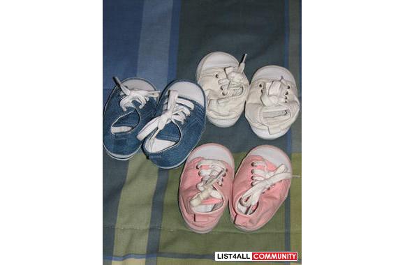 Assortment of Baby Sneakers $1/each pair