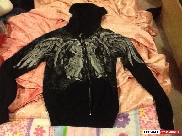 Size S angels affliction hoodie