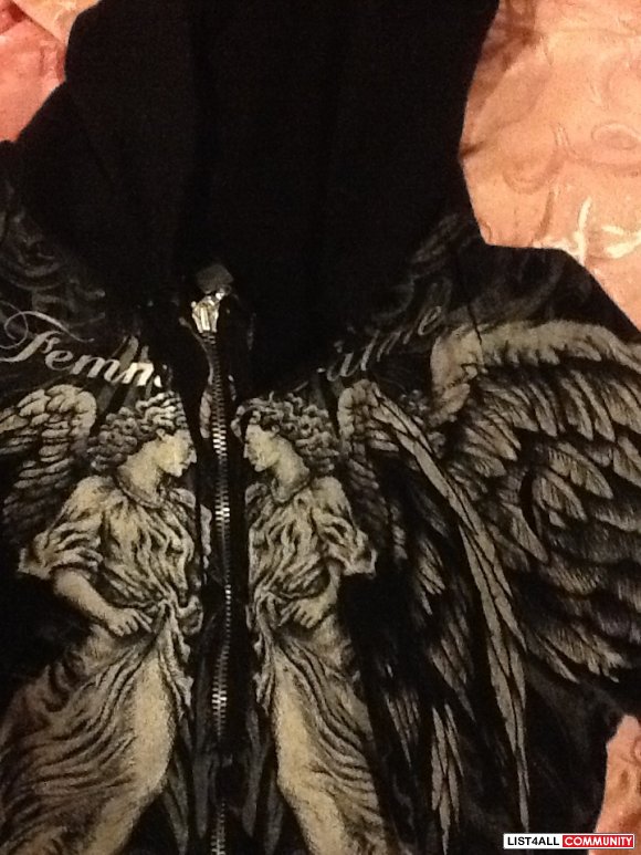 Size S angels affliction hoodie