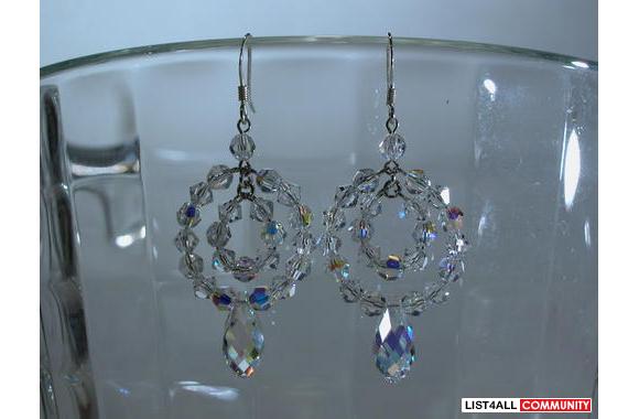 Be Tammy,Swarovski Tanzanite Necklace, 16-18 inche