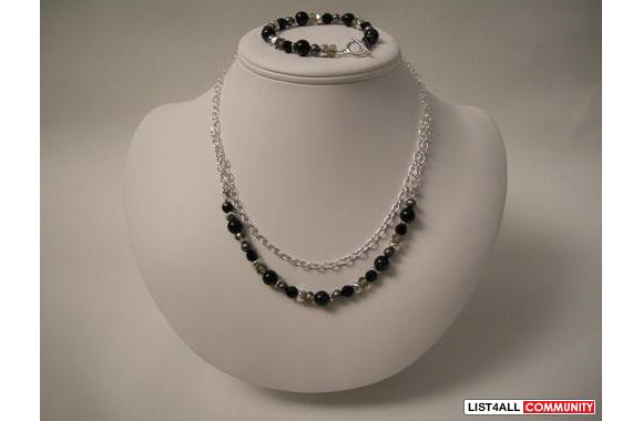 Be Kimberly,Swarovski Sapphire Satin Necklace, 16 