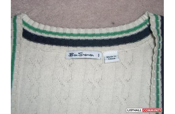 BEN SHERMAN VESTXSMALLBOUGHT FOR $88 AT SAKURA ON 