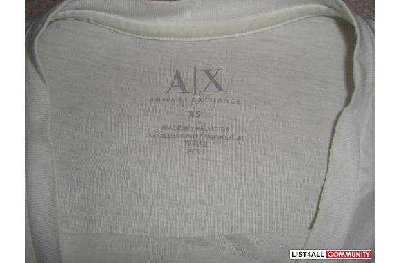 ARMANI|EXCHANGE TSHIRTXSMALLOKAY CONDITION, SPARKL