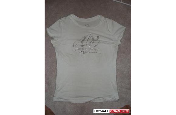 ARMANI|EXCHANGE TSHIRTXSMALLOKAY CONDITION, SPARKL