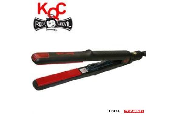 Buy  KQC Red Devil Tourmaline Ceramic Flat Iron   