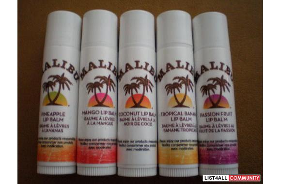 MALIBU LIP BALMS.I have a&nbsp; few Malibu Lip bal